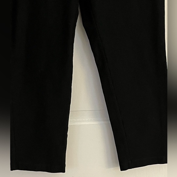 Eileen Fisher Pull On Cigarette Pants Slacks Black Womens Size Small Petite - Picture 5 of 11